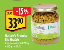 Albert Nature's Promise Bio Hrášek nabídka