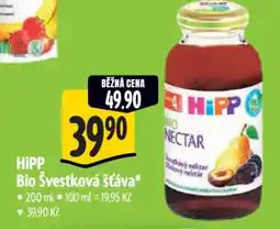 Albert HiPP Bio Švestková šťáva nabídka