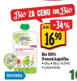 Albert Bio 100% ovocná kapsička nabídka
