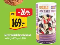Albert Mixit Müsli borůvkové nabídka