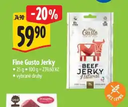 Albert Fine Gusto Jerky nabídka