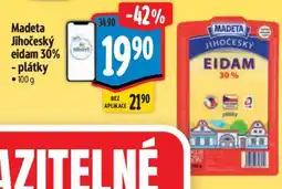 Albert Madeta Jihočeský eidam 30 plátky nabídka
