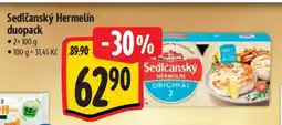 Albert Sedlčanský hermelín duopack nabídka