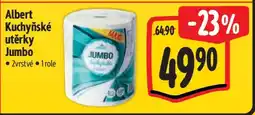 Albert Albert Kuchyňské utěrky jumbo nabídka