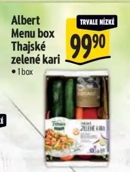 Albert Albert Menu box Thajské zelené kari nabídka