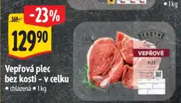 Albert Vepřová plec bez kosti v celku nabídka