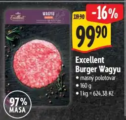 Albert Excellent Burger Wagyu nabídka