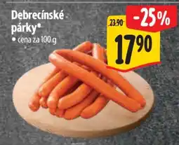 Albert Debrecínské párky nabídka