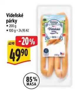 Albert Vídeňské párky* • nabídka