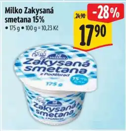 Albert Milko Zakysaná smetana 15% nabídka