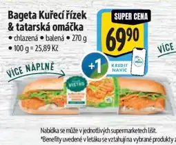 Albert Bageta Kuřecí řízek & tatarská omáčka nabídka