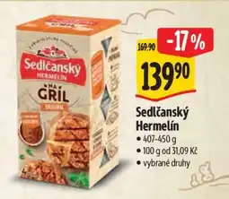 Albert Sedlčanský hermelín nabídka