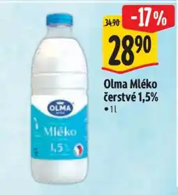 Albert Olma MLÉKO ČERSTVÉ 1,5 % nabídka