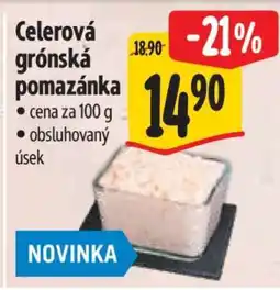 Albert Celerová grónská pomazánka nabídka