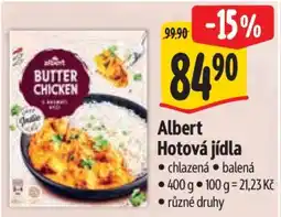 Albert Albert Hotová jídla nabídka