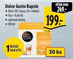 Albert Dolce Gusto kapsle nabídka