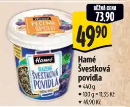 Albert HAMÉ Švestková povidla nabídka