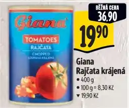 Albert Giana Rajčata krájená nabídka