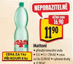 Albert Mattoni nabídka