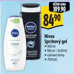 Albert Nivea sprchový gel nabídka