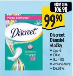 Albert Discreet Dámské vložky nabídka