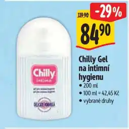 Albert Chilly Gel na intimní hygienu nabídka
