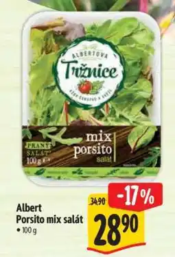 Albert Albert Porsito mix salát nabídka