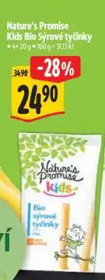 Albert Nature's Promise Kids Bio Sýrové tyčinky nabídka