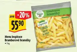 Albert Menu inspirace Bramborové hranolky nabídka