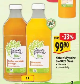 Nature's Promise Bio 100% šťáva