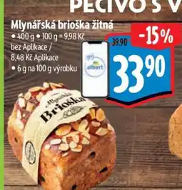 Albert Mlynářská brioška žitná nabídka
