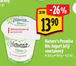 Albert Nature’s Promise Bio Jogurt bílý smetanový nabídka