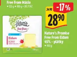 Albert Nature's Promise Free From Eidam 45% - plátky nabídka