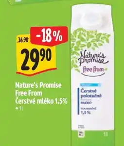Albert Nature's Promise Free From Čerstvé mléko 1,5% nabídka