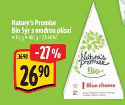 Albert Nature’s Promise Bio Sýr s modrou plísní nabídka