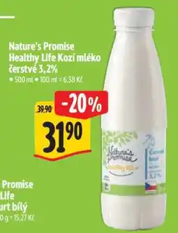 Albert Nature’s Promise Healthy life Kozí mléko čerstvé 3,2% nabídka