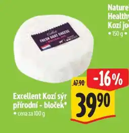 Albert Excellent Kozí sýr přírodní – bloček nabídka