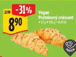 Albert Vegan proteinový croissant nabídka