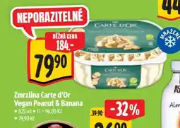 Albert Zmrzlina Carte d'Or Vegan Peanut & Banana nabídka