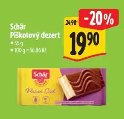 Albert Schär Piškotový dezert nabídka