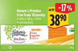 Albert Nature's Promise Free from Těstoviny nabídka