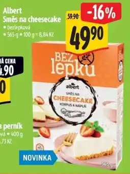Albert Albert Směs na cheesecake nabídka