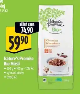 Albert Nature's Promise Bio Müsli nabídka