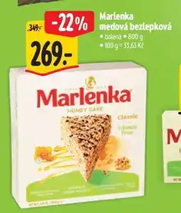 Albert Marlenka medová bezlepková nabídka
