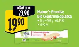 Albert Nature's Promise Bio Celozrnná oplatka nabídka
