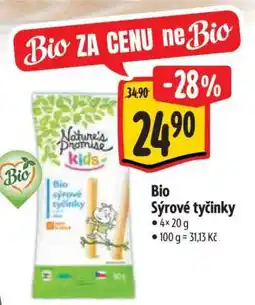 Albert Bio Sýrové tyčinky nabídka