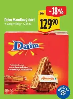 Albert Daim Mandlový dort nabídka