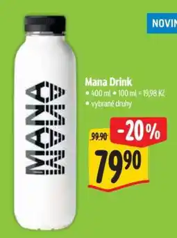 Albert MANA DRINK nabídka