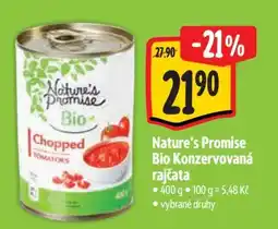 Albert Nature's Promise Bio Konzervovaná rajčata nabídka