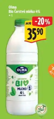 Albert Olma Bio Čerstvé mléko 4% nabídka